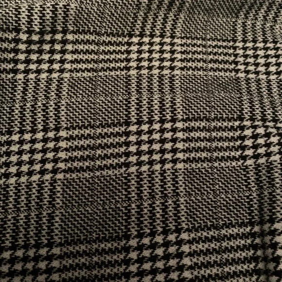 Lane Bryant 18/20 Black & White Plaid Hi Rise Stretch Wide Leg Pants Pockets - Picture 6 of 6